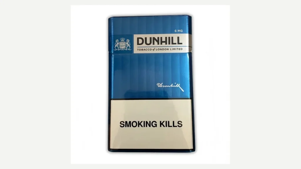 Dunhill Blue 6mg cigarette carton product image used for the Australia price comparison