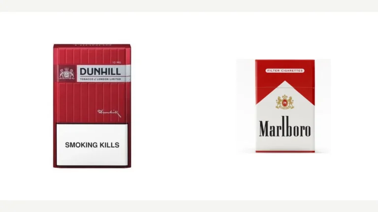 Marlboro Red and Dunhill Red product images shown for an Australia price comparison